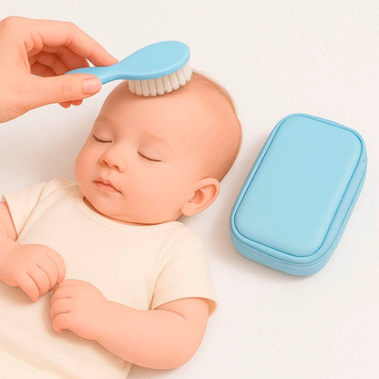 Bathby | Set De Manicura, Higiene Y Cuidado Para Bebé, Color Azul_5