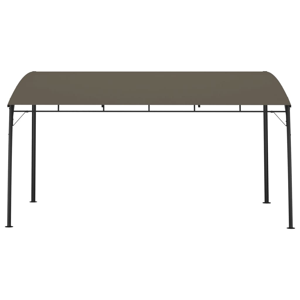 Toldo Parasol De Jardín Gris Taupe 4x3x2,55 M_0