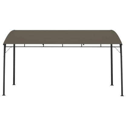 Toldo Parasol De Jardín Gris Taupe 4x3x2,55 M_0