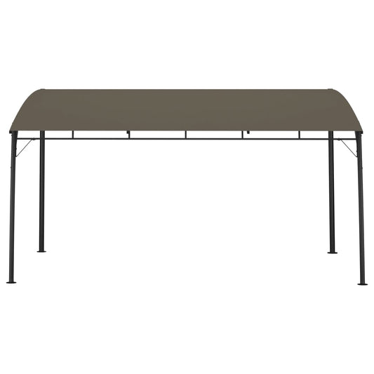 Toldo Parasol De Jardín Gris Taupe 4x3x2,55 M_0
