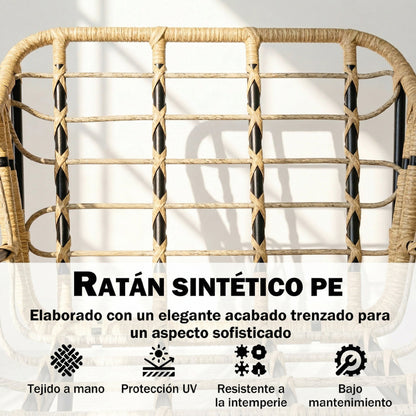 Outsunny Conjunto De Jardín Exterior De 3 Piezas_5