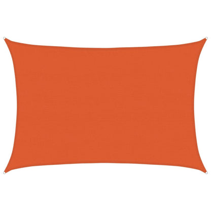 Vidaxl Toldo De Vela Rectangular Hdpe Naranja 160 G/m² 5x7 M_0