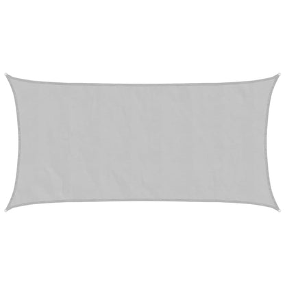 Vidaxl Toldo De Vela Poliéster Oxford 100% Gris Claro 7x4 M_0