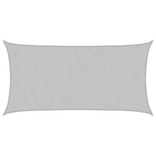 Vidaxl Toldo De Vela Poliéster Oxford 100% Gris Claro 7x4 M_0