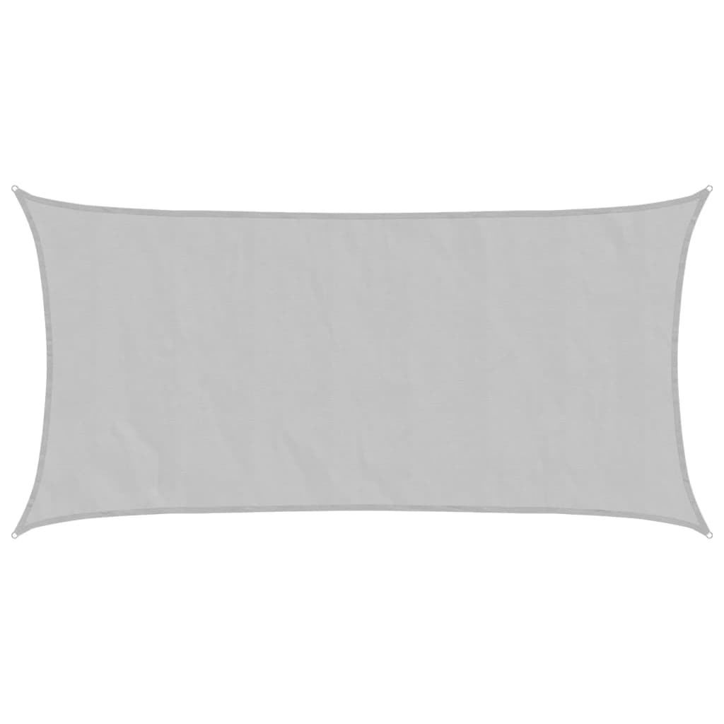 Vidaxl Toldo De Vela Poliéster Oxford 100% Gris Claro 4,5x2,5 M_0
