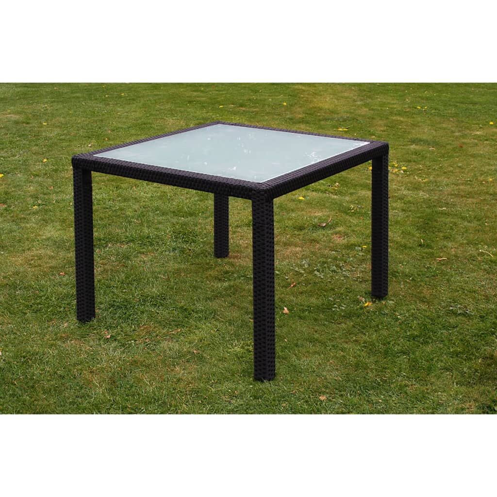 Vidaxl Set Comedor De Jardín 5 Piezas Y Cojines Ratán Sintético Negro_4
