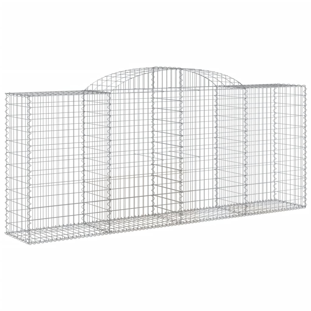 Cestas Gaviones 12 Uds Forma De Arco Hierro 300x50x120/140 Cm_2