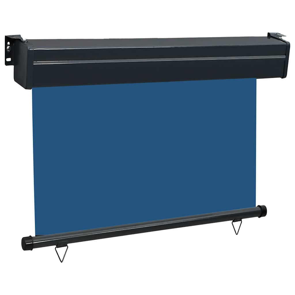 Vidaxl Toldo Lateral De Balcón Azul 125x250 Cm_4