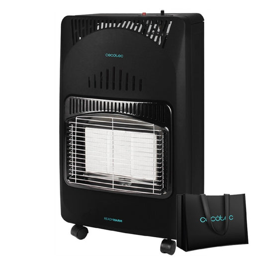 Cecotec Estufa De Gas Butano Plegable Readywarm 4000 Slim Fold +. 4200 W Con 3 Niveles, 4 Ruedas, Bombonas De 15 Kg_0