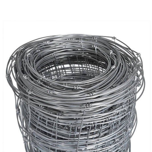 Valla De Jardín De Acero Galvanizado Plateado 50x1 M / Vetonek_0
