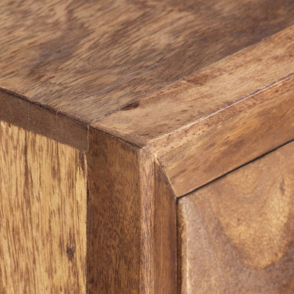 Armario Auxiliar De Madera Maciza De Sheesham 70x35x75 Cm_3