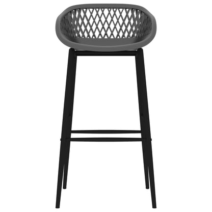 Taburetes De Cocina 2 Unidades Gris_1