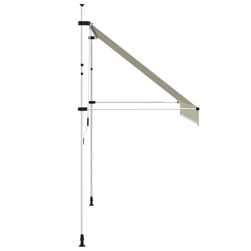 Toldo Retráctil De Operación Manual 300 Cm Crema_3