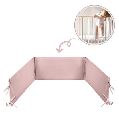 Chichonera Para Cuna 180x30 Algodón Pink