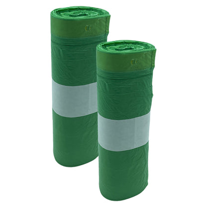 60 Bolsas De Basura Con Autocierre 40l Capacidad Cada Una