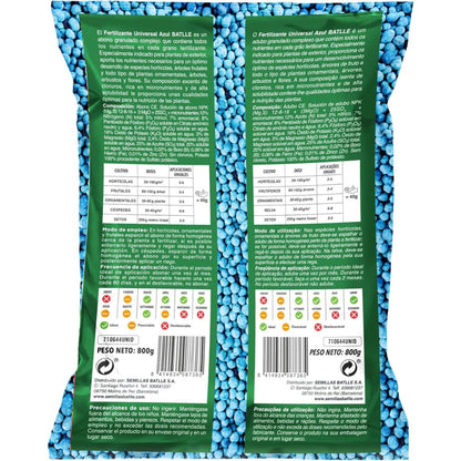 Fertilizante Universal Azul Batlle 800 g
