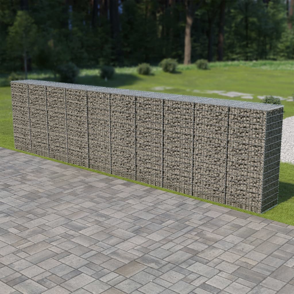 Muro De Gaviones Con Cubiertas Acero Galvanizado 600x50x150 Cm / Vetonek_4