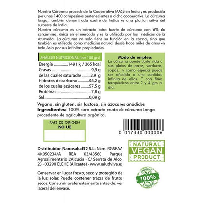 Cúrcuma Salud Viva 80 g