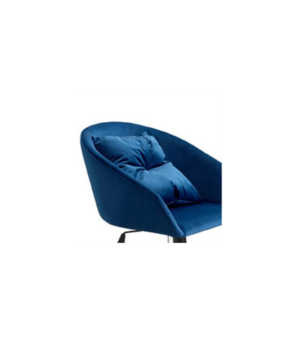 Sillón Giratorio Cushion Acabado Azul, 64cm(ancho) 64cm(fondo) 85cm(alto)_2