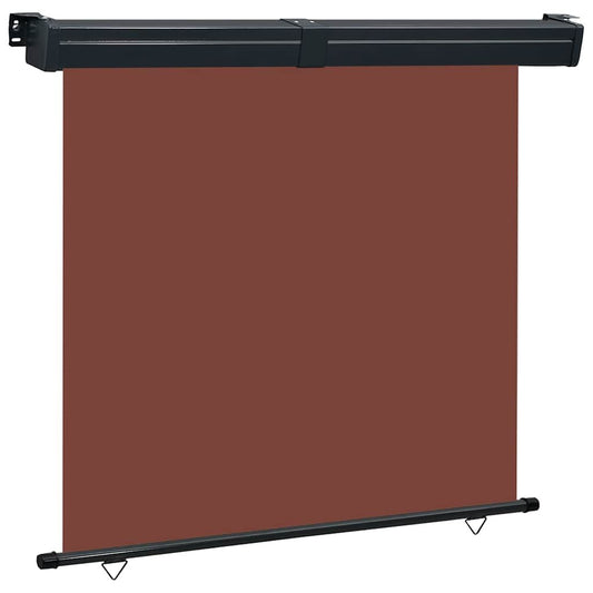 Vidaxl Toldo Lateral De Balcón Marrón 175x250 Cm_0