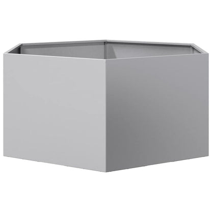 Jardinera Hexagonal Acero Galvanizado 104x90x45 Cm_3