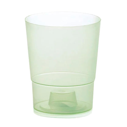 Maceta Coubi Orchid 1,1l., Dimensiones (mm) 125x125x147, Color Verde Transparente_0