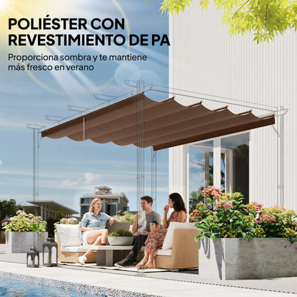 Outsunny Techo De Pérgola 3_4