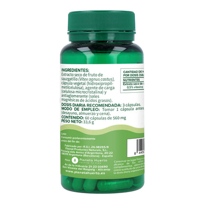 Vitex Planeta Huerto 60 cápsulas