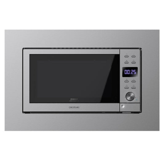 Microondas Encastrable Digital Grandheat 2000 Built-in Steel. 700w, Integrable, 20l, Grill, 9 Funciones Preconfiguradas, Quick Start, Diseño En Acer_0