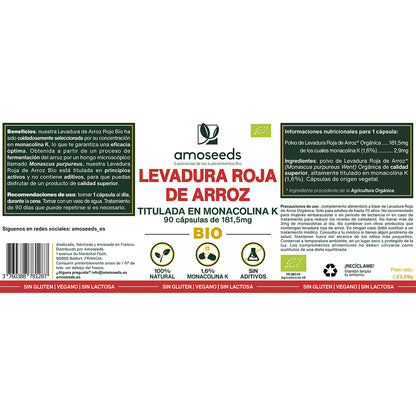 Levadura Roja De Arroz Bio | 90 Cápsulas_4
