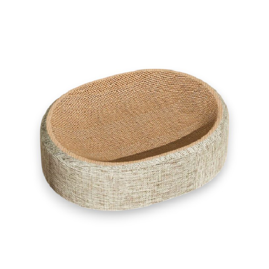 Rascador Para Gatos Caleta Tipo Cuenco 2 En 1 De Sisal Althea Living 13x43x43cm_0