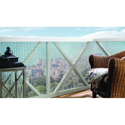 Malla Cuadranet 1x5m 5x5 mm Nortene Blanca