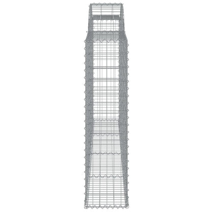 Cestas Gaviones 13 Uds Forma De Arco Hierro 300x30x120/140 Cm_4