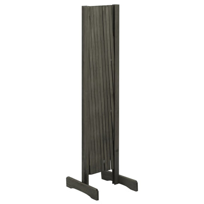 Valla De Jardín Enrejada Madera Maciza De Abeto Gris 180x100 Cm / Vetonek_5
