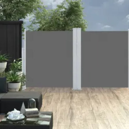 Vidaxl Toldo Lateral Retráctil Gris Antracita 160x600 Cm_1