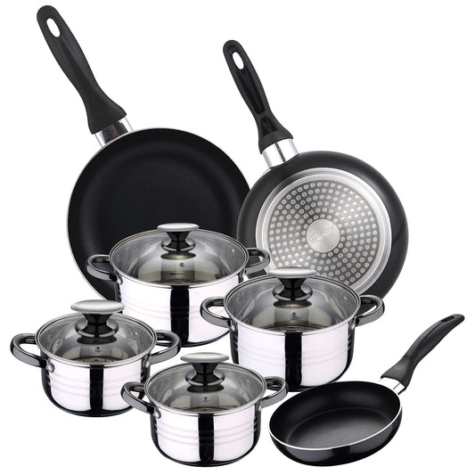 Set Bateria 8pc Sip + Set 3 Sartenes 16/20/24_0