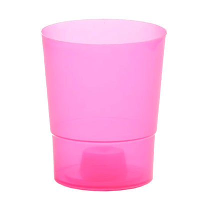Maceta Coubi Orchid 1,1l., Dimensiones (mm) 125x125x147, Color Rosa Transparente_0