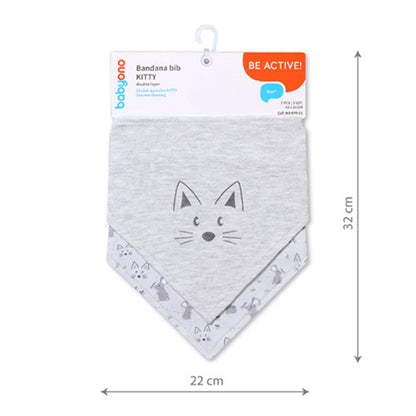 Set De 2 Babero Bandana Kitty
