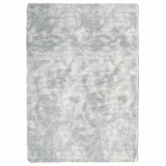 Vidaxl Alfombra De Pelo Largo Navarra Gris Plateado 240x340 Cm_0