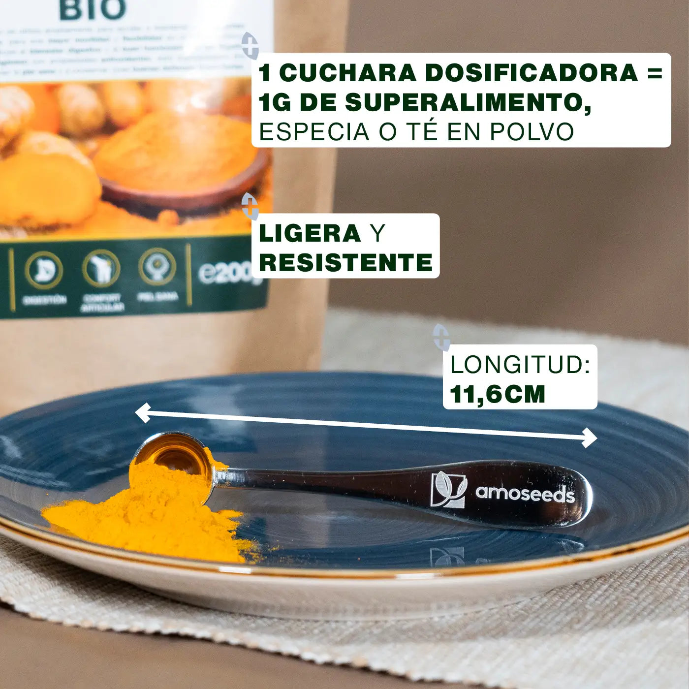 Cuchara Dosificadora 1g | 11cm_2