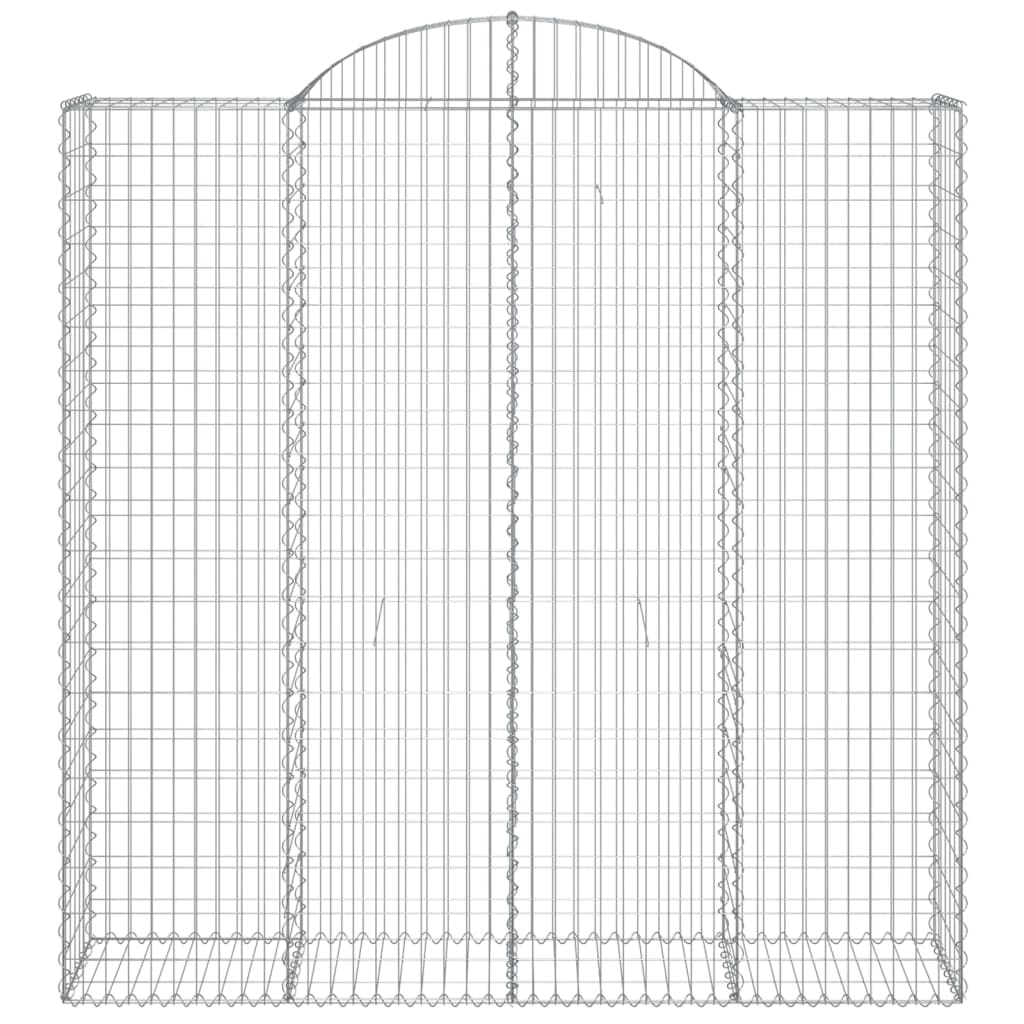 Cestas De Gaviones 6 Uds Forma De Arco Hierro 200x50x200/220 Cm_3