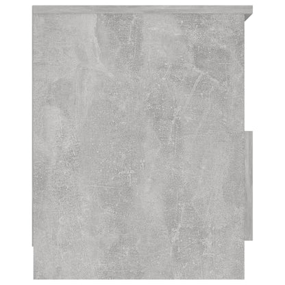 Mesita De Noche Madera Ingeniería Gris Hormigón 40x40x50 Cm_2