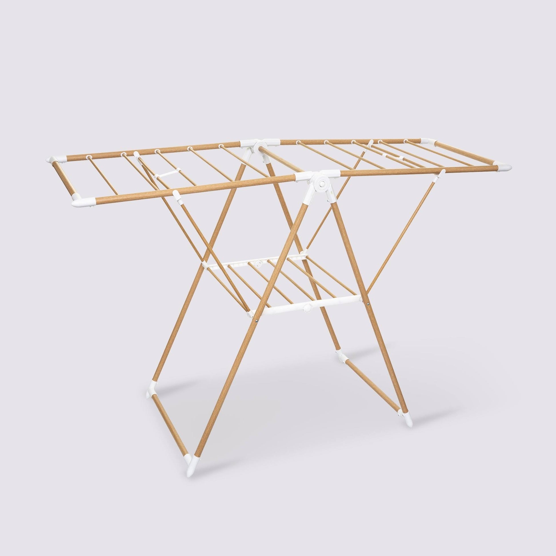 Well Home Tendedero Plegable 136x52x92cm En Acero Inoxidable Color Marrón