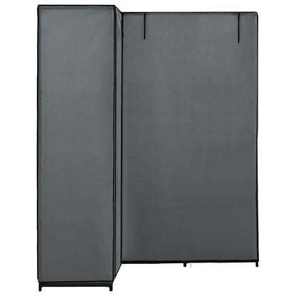 Armario De Esquina Gris 130x87x169 Cm_2