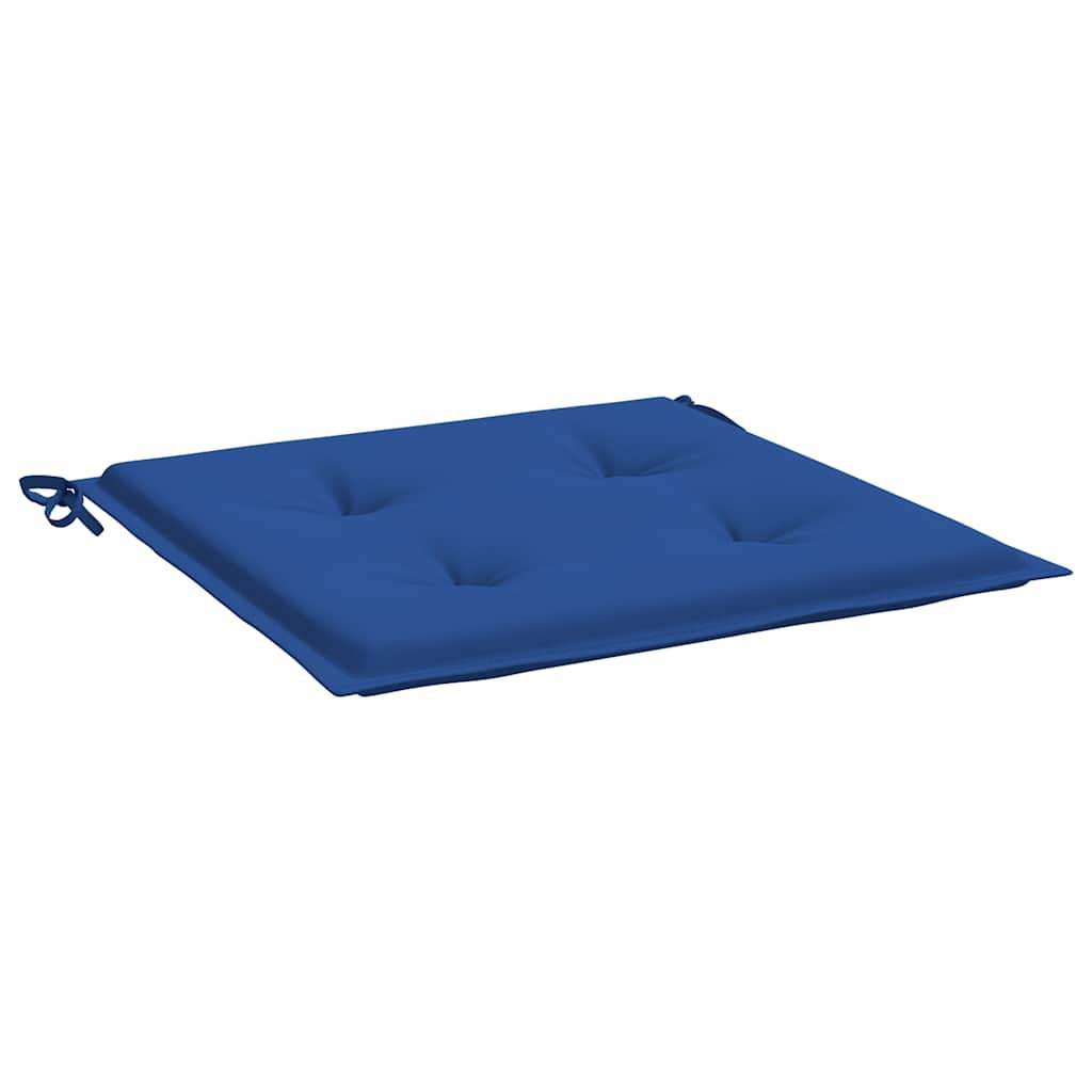 Vidaxl Cojines De Silla De Jardín 6 Uds Tela Oxford Azul 40x40x4 Cm_3