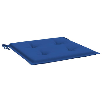 Vidaxl Cojines De Silla De Jardín 6 Uds Tela Oxford Azul 40x40x4 Cm_3