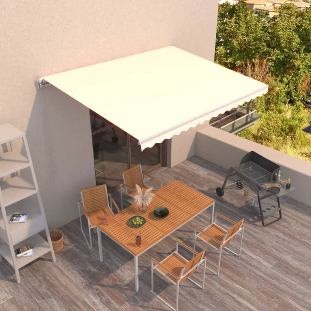 Toldo Manual Retráctil Crema 450x350 Cm_1
