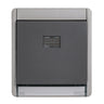 Conmutador Ip55 Monobloc Sup. Gris Aqua