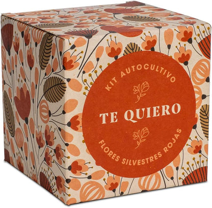 Díselo Con Flores Te Quiero | Kit Cultivo Flores Silvestres Rojas (amapola, Lino Rojo Y Clavel Del Poeta)_0