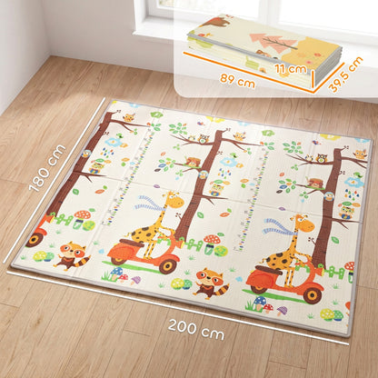 Aiyaplay Alfombra Infantil Plegable Y Reversible 200x180 Cm Antideslizante_2